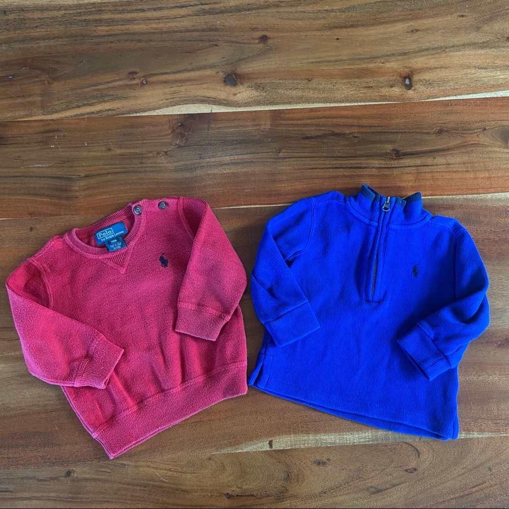 Polo by Ralph Lauren 9m Quarter Zip 12m Sweater